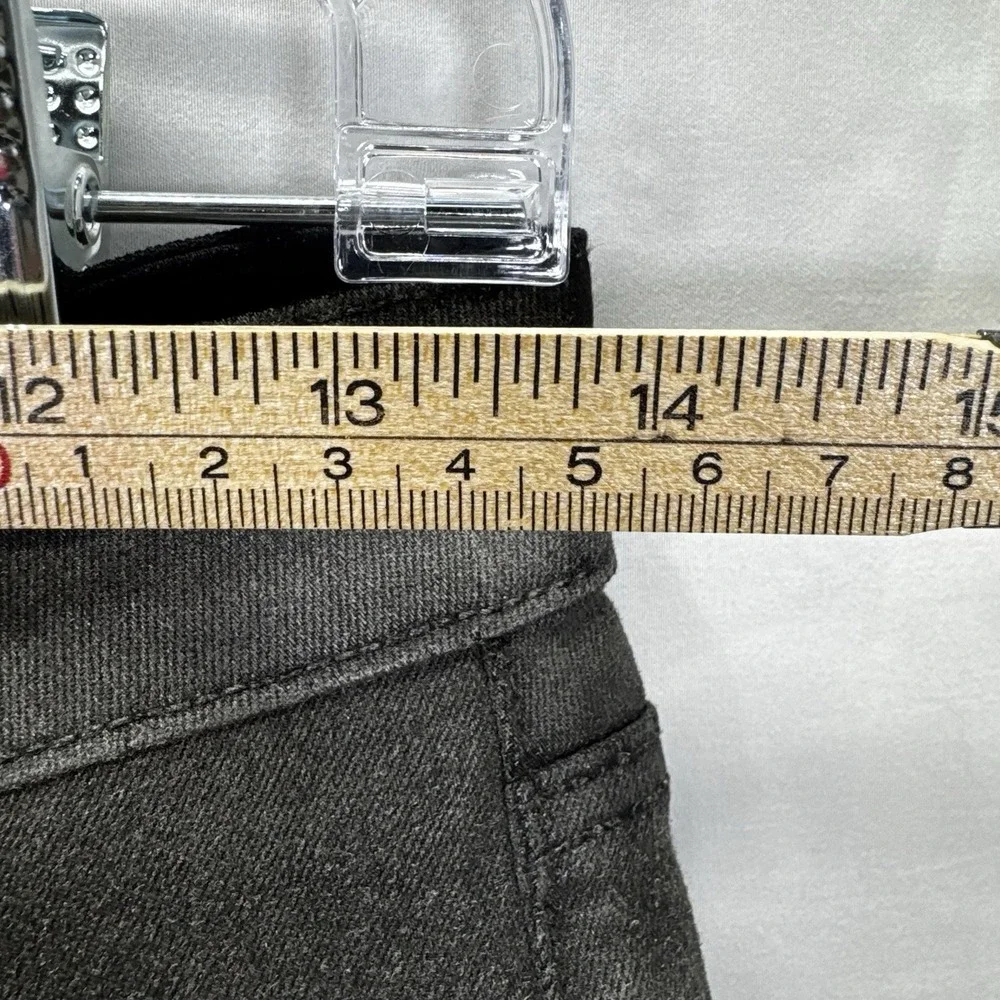 Vizcaino Women Silver/Gray‎ Shimmery Skinny Pants Size 27